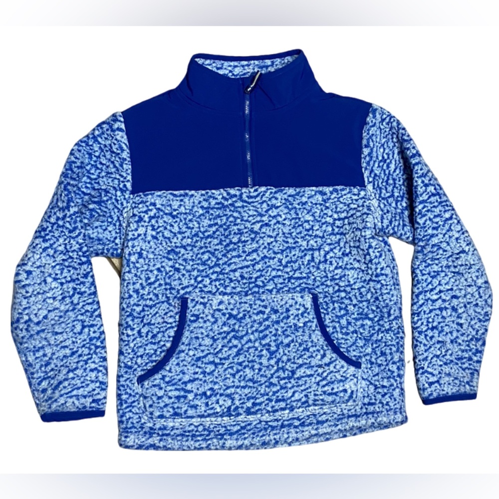 Boy’s Blue Sherpa Pullover